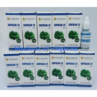 EUPOLIN-12 Học Viện Quân Y giúp làm sạch vùng răng miệng, giúp loại bỏ các vi khuẩn trong miệng (date mới nhất)