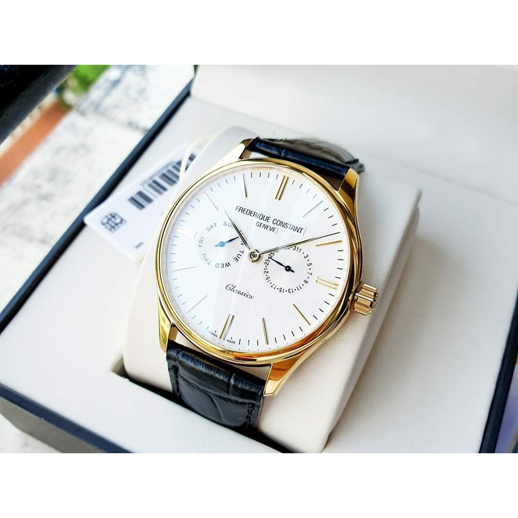 Đồng hồ nam chính hãng Frederique Constant FC-259BST5B5 - Máy Quartz pin Thụy Sĩ - Mặt kính Sapphire