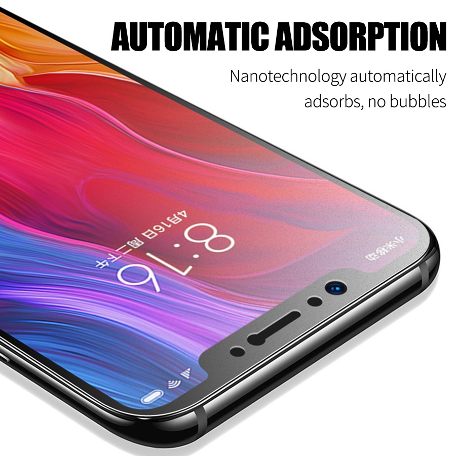 2 Trong 1 Kính cường lực Nhám chống vân tay + Kính Cường Lực Camera Cho Xiaomi Mi 9T 10T 11T 11 Lite Poco F2 F3 X3 M3 M4 Redmi Note 7 8 9 9S 10 10S 11 11S 9A 9C
