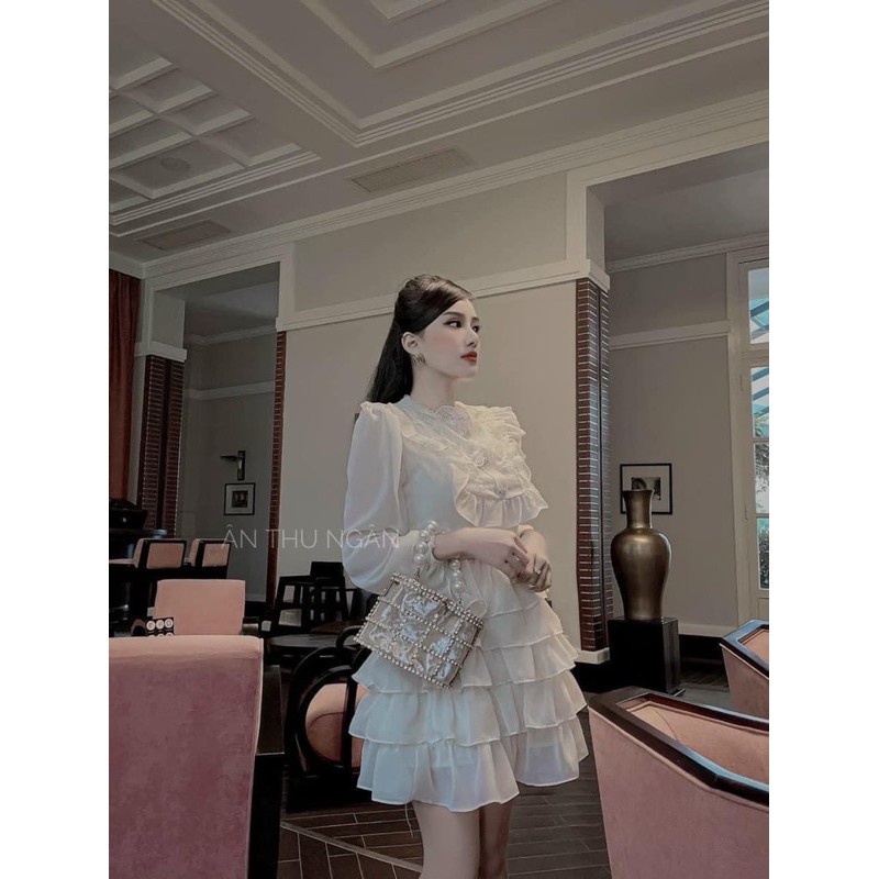 ĐẦM TIỂU THƯ CHÂN VÁY TẦNG