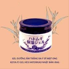 GEL DƯỠNG ẨM TRẮNG DA Ý DĨ MẬT ONG KEIYA PJ GEL HEX HATOMUGI NHẬT BẢN