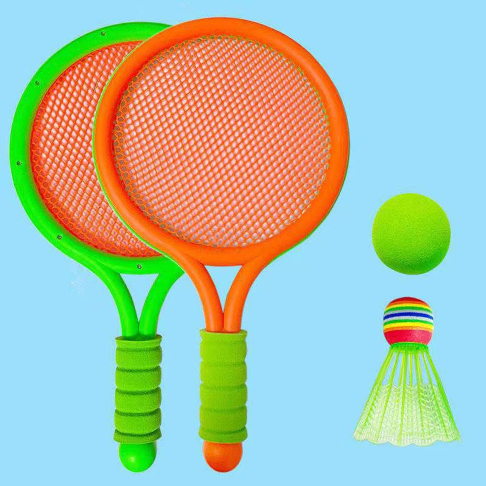 Bộ vợt tennis và cầu lông kèm 2 quả cầu chất lượng cao cho trẻ em vận động thể thao và giải trí