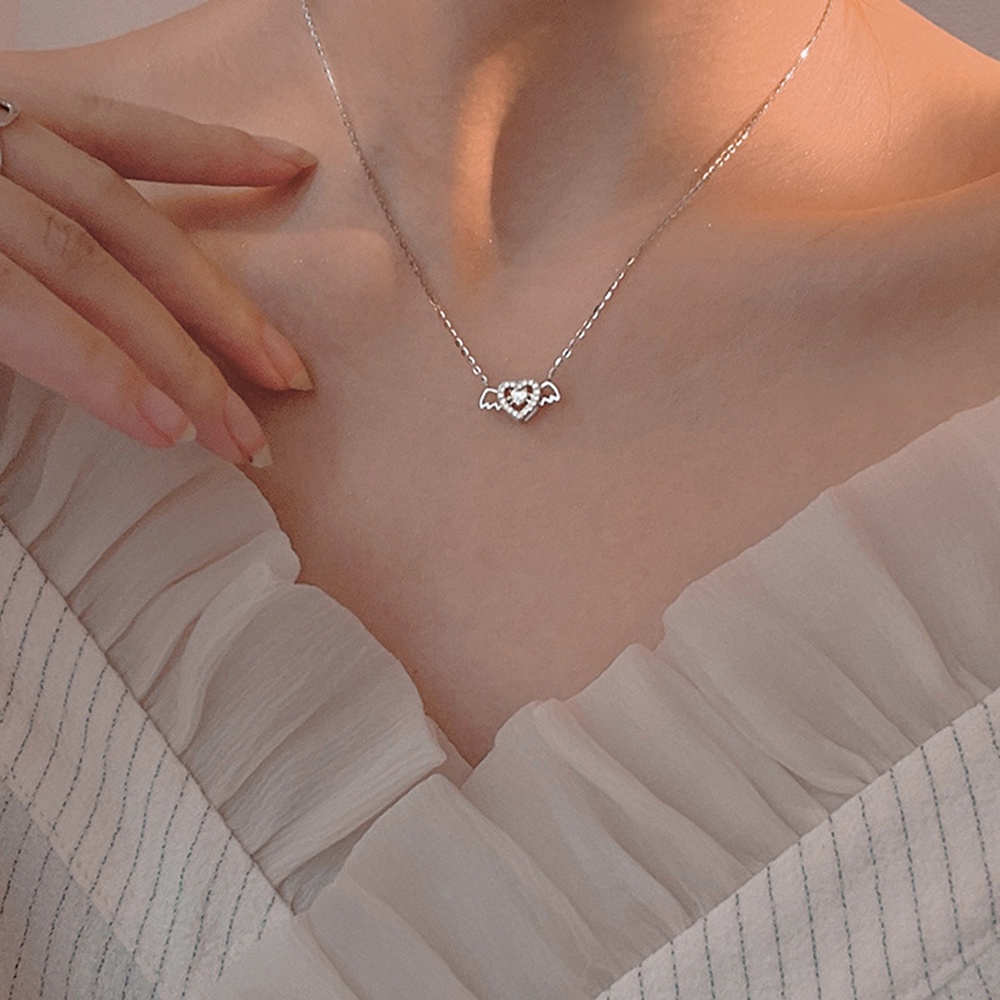 Vòng Cổ Choker Hình Đôi Cánh Thiên Thần Thời Trang Dành Cho Nữ