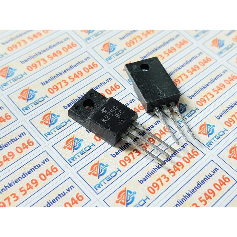 Combo 5 chiếc K2350, 2SK2350 Mosfet Kênh-N 200V/8.5A/30W TO-220
