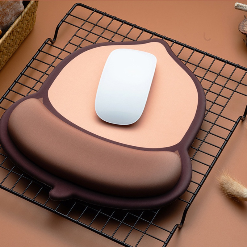 Đệm Lót Chuột Máy Tính Bằng Silicon Hình Hoạt Hình Dễ Thương