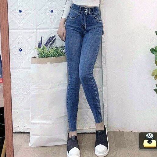 Quần bò nữ  jeans 4 khuy dáng ôm hàng đẹp ( Mã QB4K- 180)