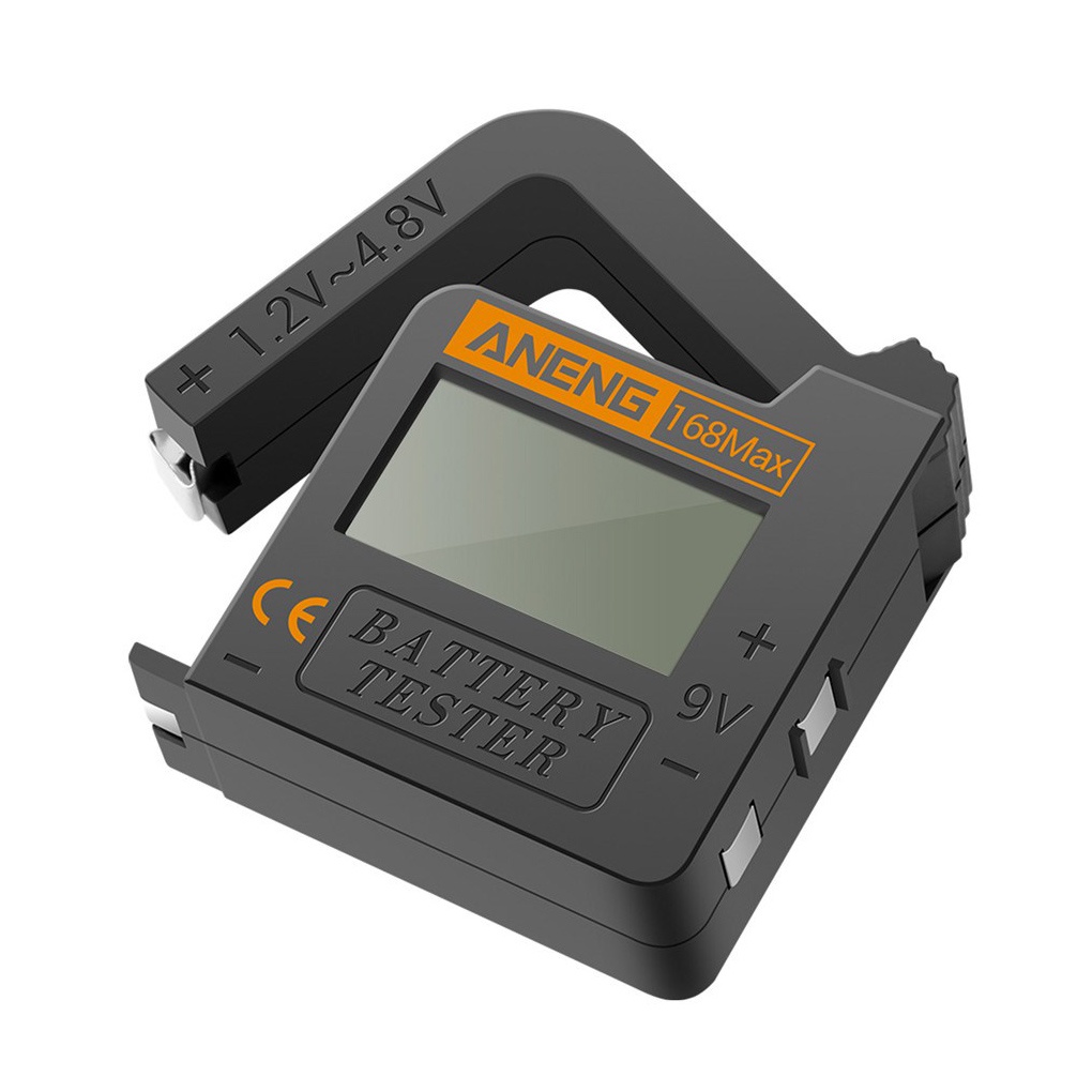 [CHOO] Battery Tester 1A Digital Display Battery Checker Plastic Portable Button Cell Capacity Analyzer