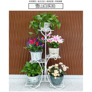 Kệ Sắt Để Chậu Hoa 5 Tầng 5 Chậu