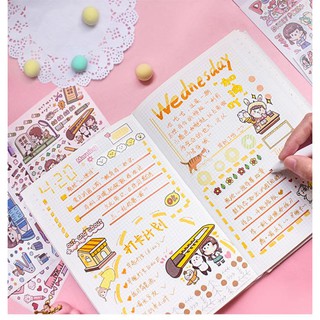 STICKER MIẾNG HÌNH CÔ GÁI