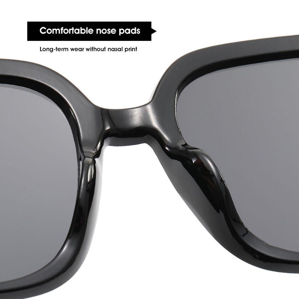 IVORY Kính Mát Gọng Vuông Rỗng Bảo Vệ Mắt Chống Bức Xạ Chống Bức Xạ Cho Nam Nữ