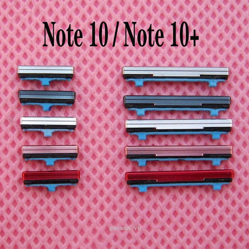 Set 2 Nút Bấm Âm Lượng Chuyên Dụng Cho Samsung Galaxy Note 10 N970 N970F Note10+ N975 Note 10 Plus N975F