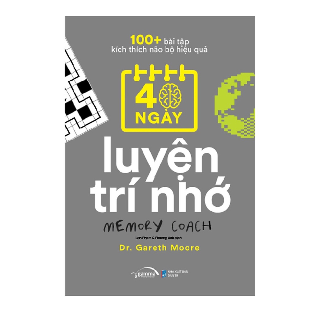 Sách - Combo 100+ Bài Tập Kích Thích Não Bộ Hiệu Quả : 40 Ngày Luyện Trí Nhớ + 40 Ngày Rèn Tư Duy