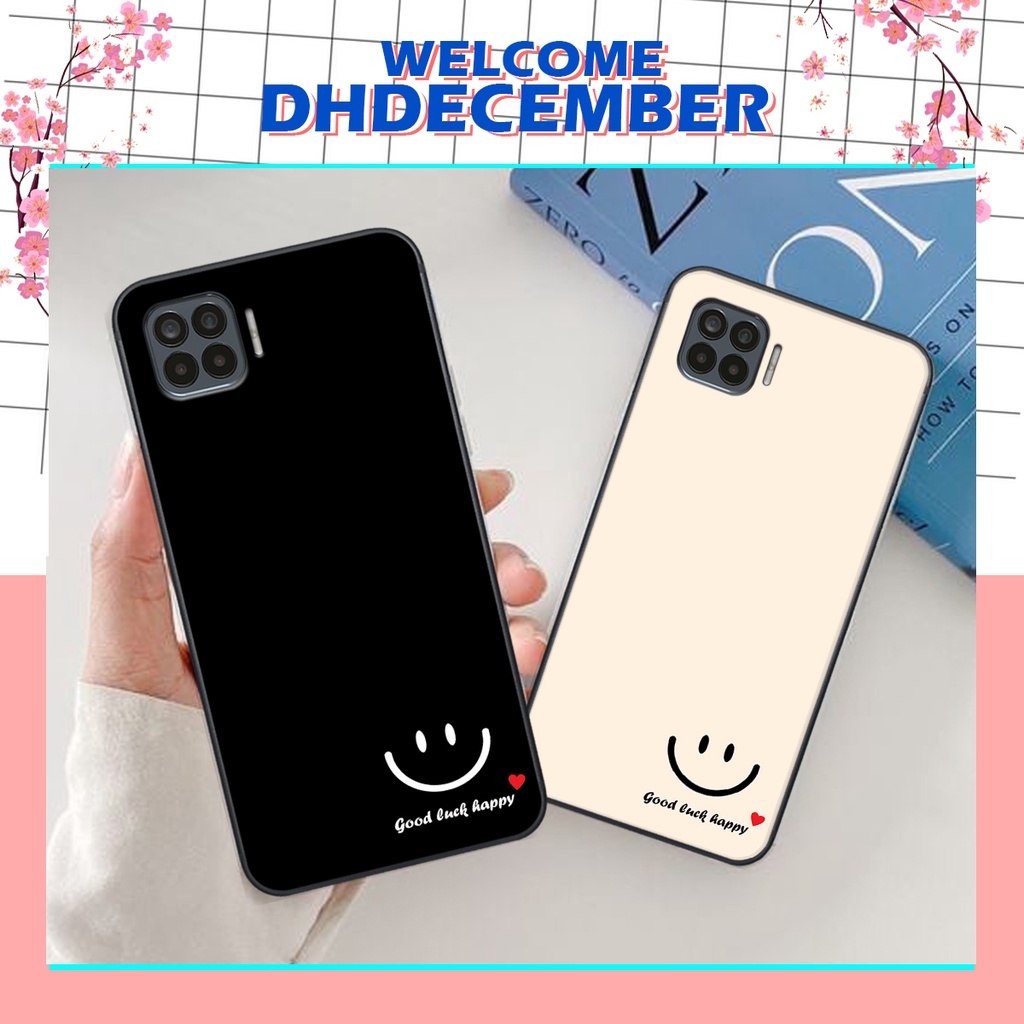 Ốp lưng Oppo A93 in hình nice ,good luck happy ốp xinh viền dẻo đẹp chất