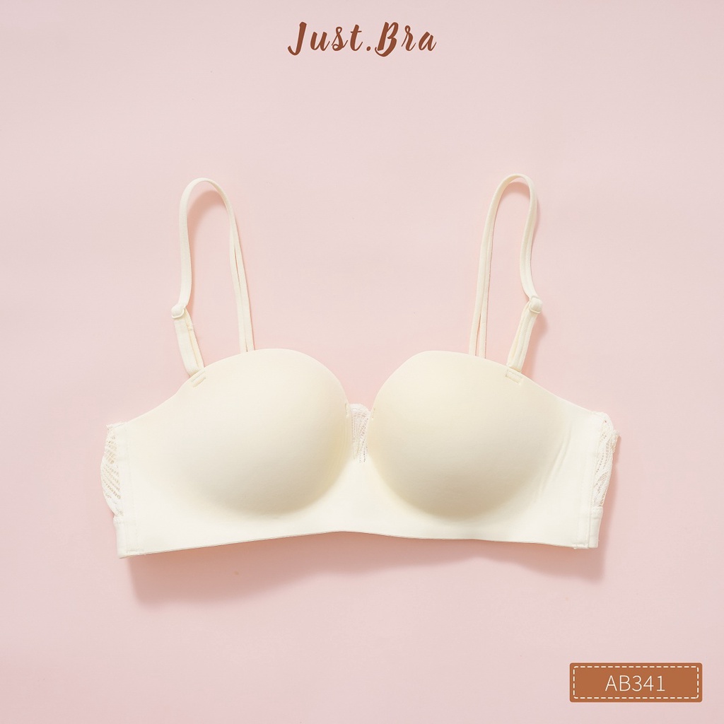 Áo ngực không gọng Just Bra cup ngang mút vừa nâng ngực xinh xắn AB341
