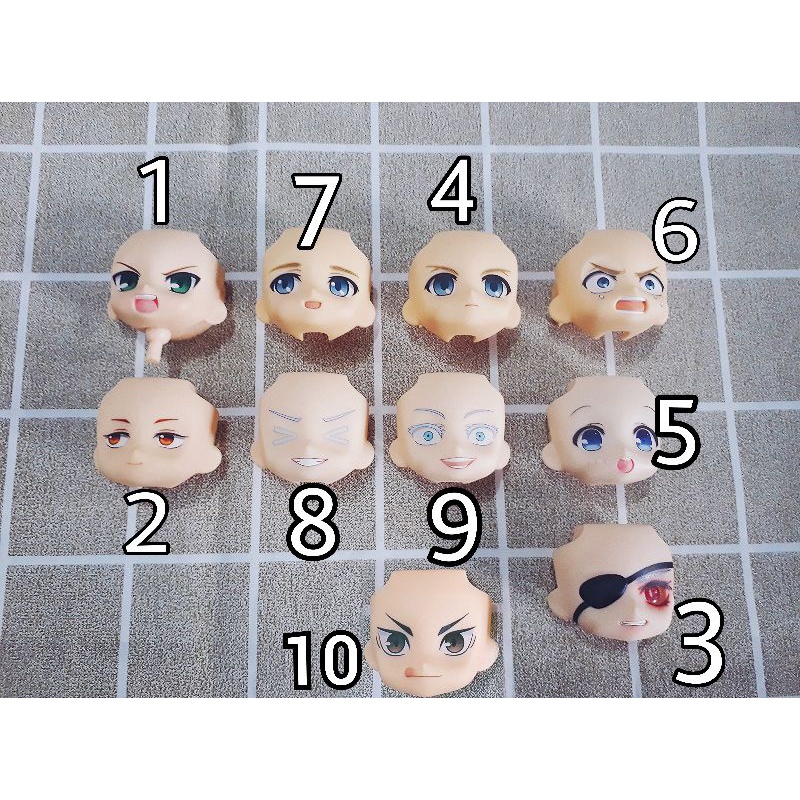 Mô hình Nendoroid chính hãng GSC, part face Nendoroid doll ob11, ddf