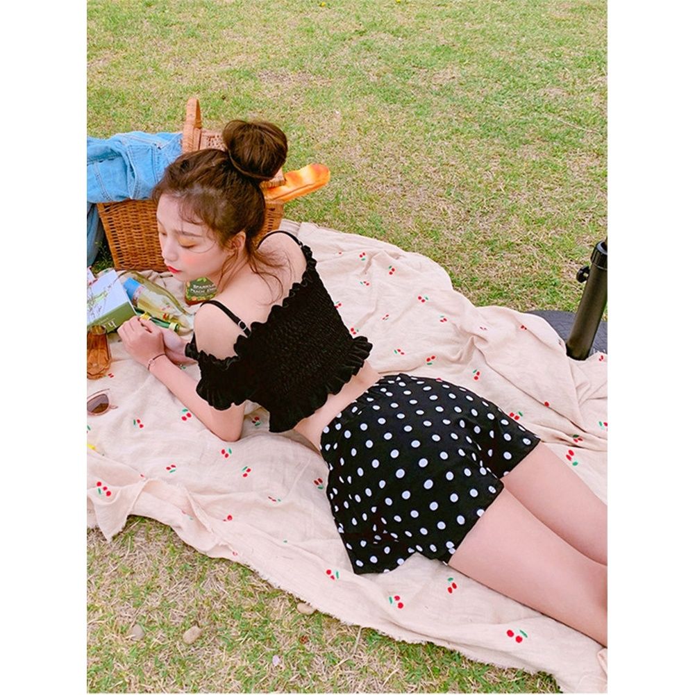 Bộ Đồ Bơi Hai Mảnh Chấm Bi Nâng Ngực Phong Cách Hàn Quốc 88243 | BigBuy360 - bigbuy360.vn