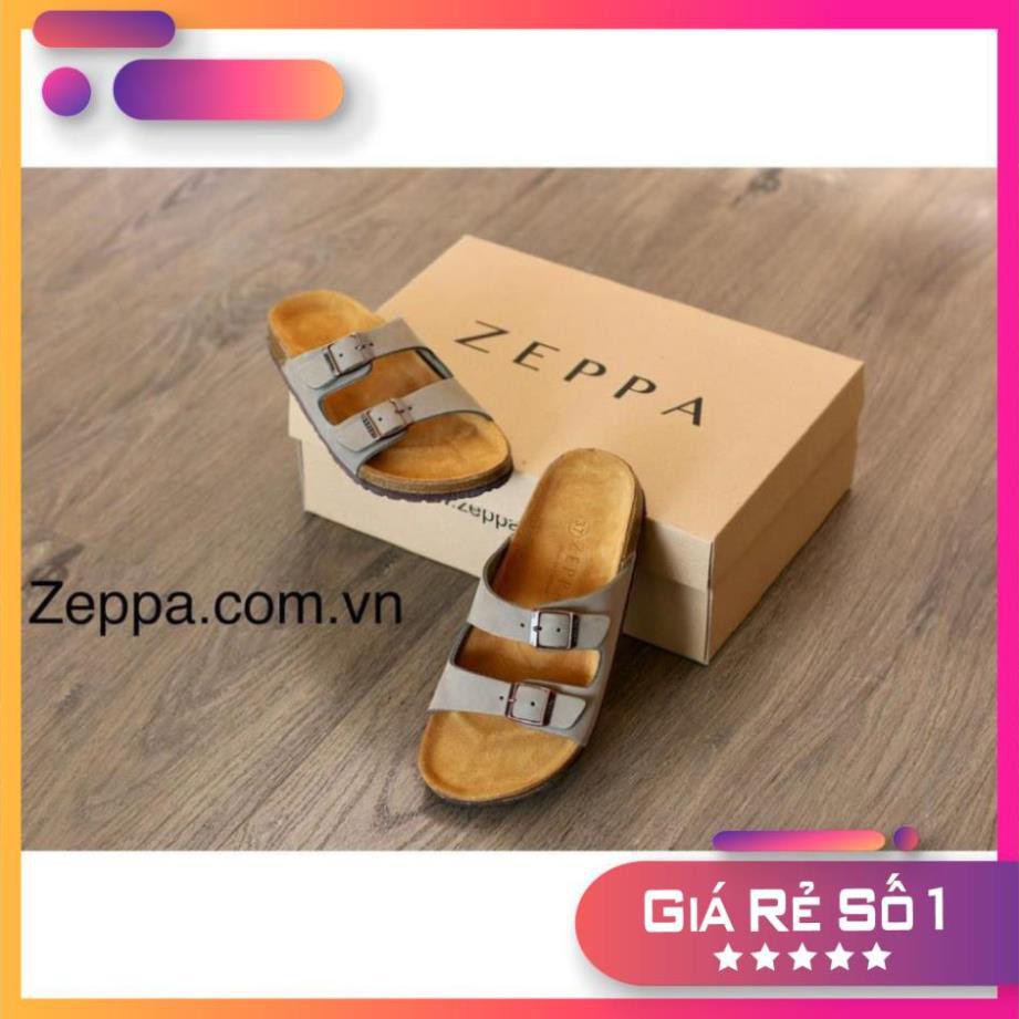 Sale [Sale 3/3] ZEPPA - Gian Hàng Chính Hãng - Dép đế trấu nam & nữ - Màu xám (Size: 35-46) XZ Sale 11 -op1 "