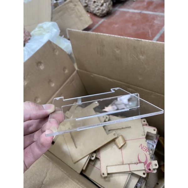 Chân gác mica máng W106