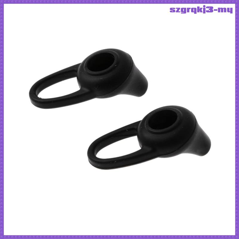 1 Cặp Đệm Tai Nghe Bằng Cao Su silicone Màu Đen Nhẹ Siêu Bền