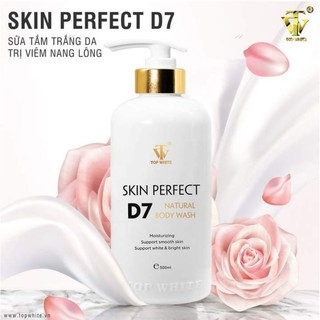 Sữa tắm Top White D7 mẫu mới