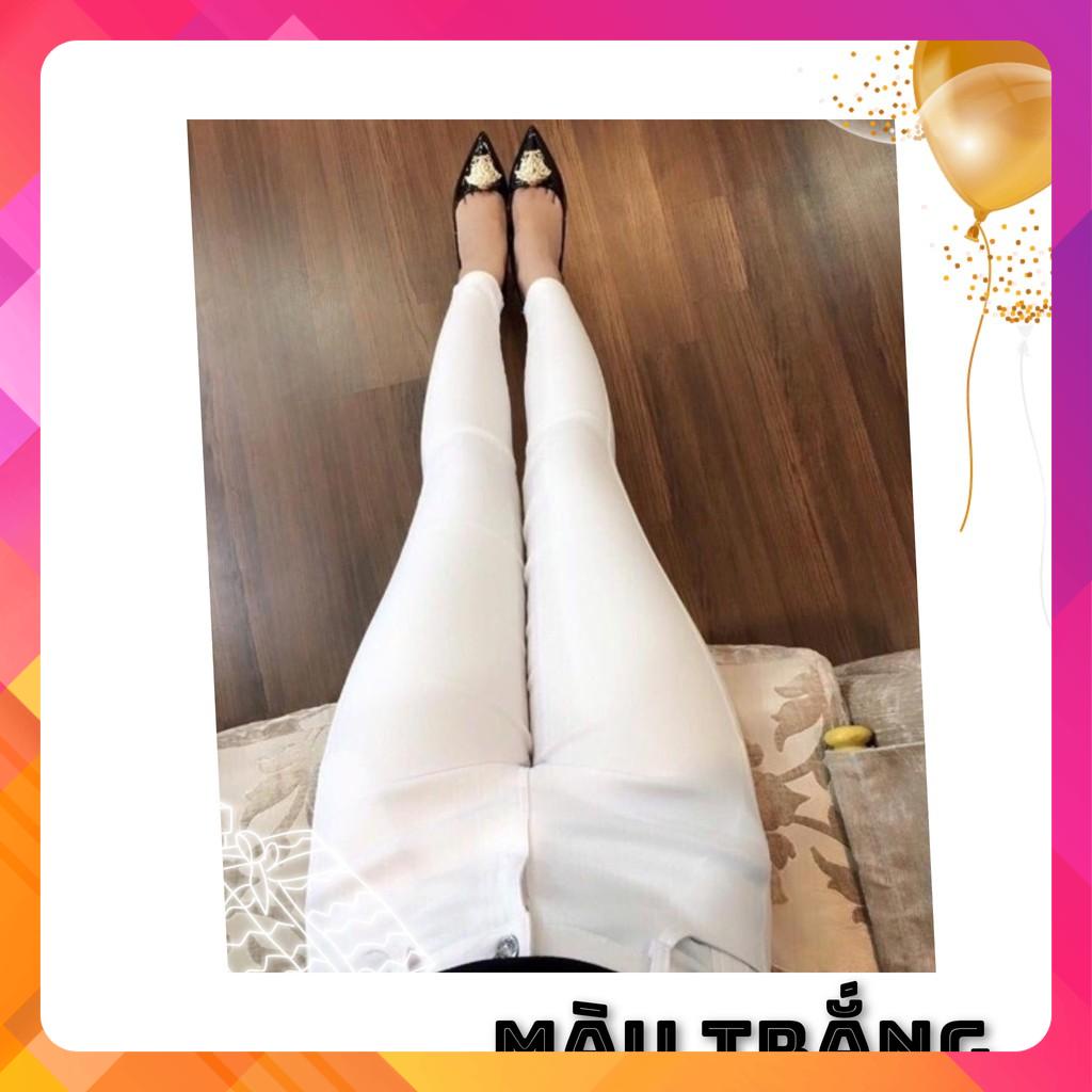 QUẦN KAKI TRẮNG DÁNG ÔM PHOM CHUẨN TÔN DÁNG 40-60kg