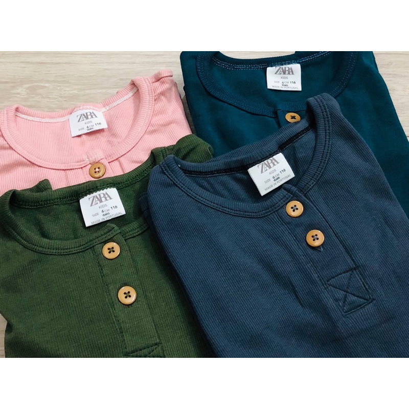 Bộ cotton len tăm trơn Zara size đại 6-14Y (18-50kg)