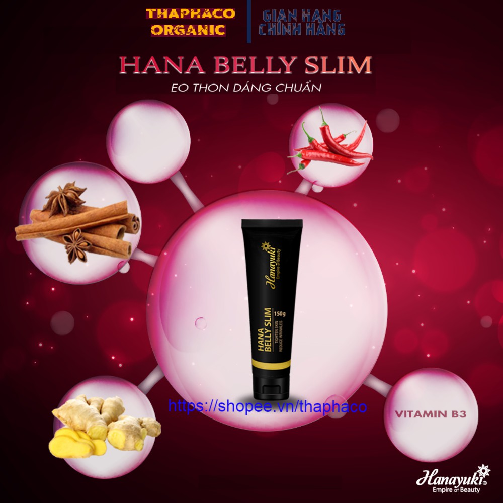 Kem Tan Mỡ Hanayuki - Hana Belly Slim