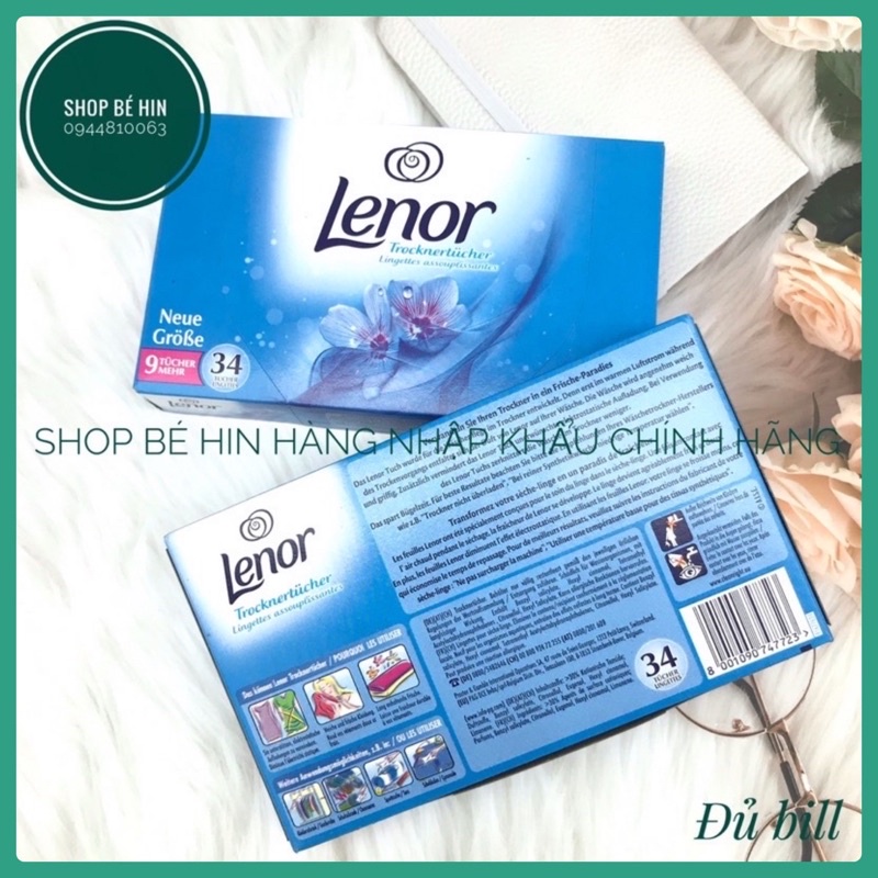 Giấy thơm LENOR, giấy thơm tủ quần áo Lenor, Hàng Đức chính hãng