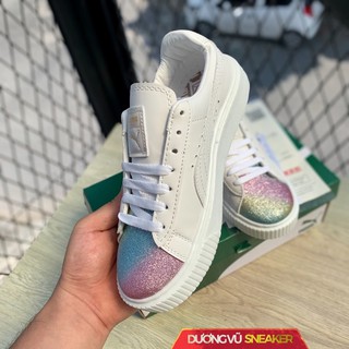 Giày 𝗣𝘂𝗺𝗮 mũi nhũ bảy màu hàng cao cấp, Giày sneaker nữ 𝗣𝘂𝗺𝗮 mũi 7 màu NEW 2020