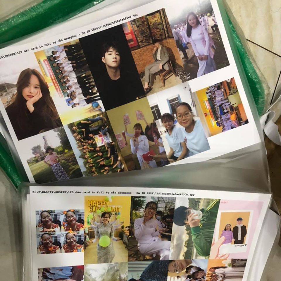 50 card in theo yêu cầu tự cắt