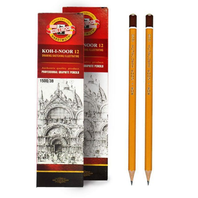 Bút Chì Tiệp KOH-I-NOOR Chính Hãng Từ HB Đến 8B (1 cái)