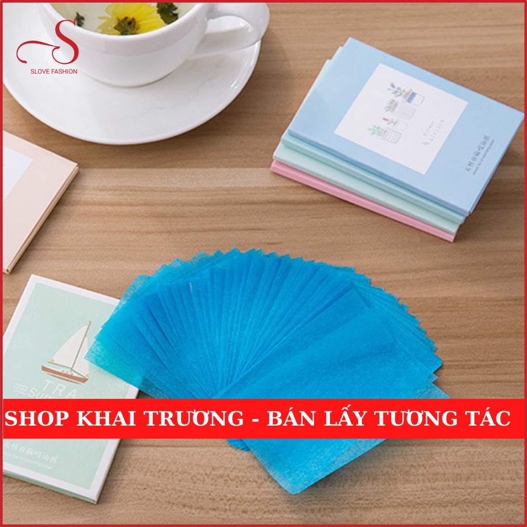 Giấy thấm dầu gói 50 miếng SLOVE | BigBuy360 - bigbuy360.vn