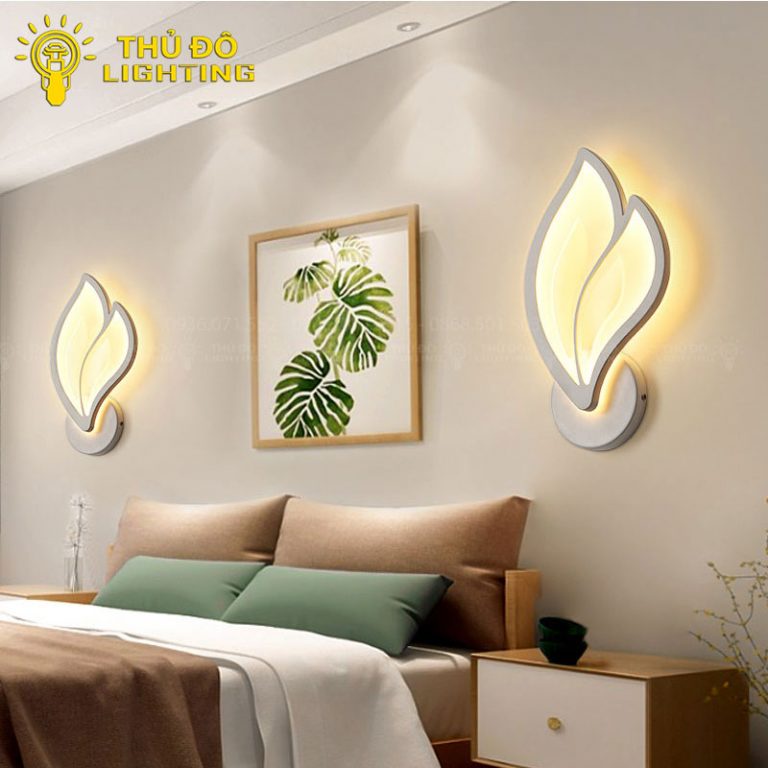 Đèn Tường Hoa Tigon 2046 Trang Trí Phòng Ngủ Phòng Khách THỦ ĐÔ LIGHTING Ánh Sáng 3 Chế Độ Thiết Kế Mica Cao Cấp
