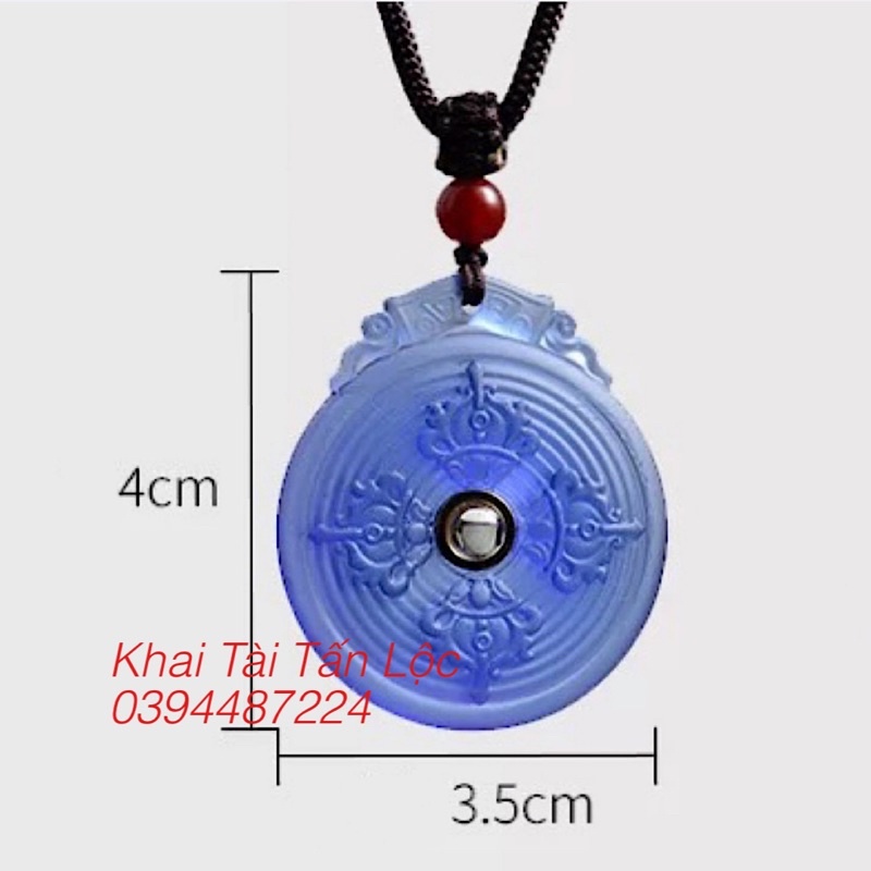 Dây chuyền chú Lăng Nghiêm hộ mệnh đá lưu ly