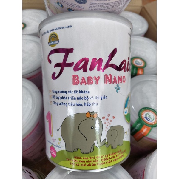 SỮA FANLAIT BABY NANO 0-12/900G /DATA TH5/2023