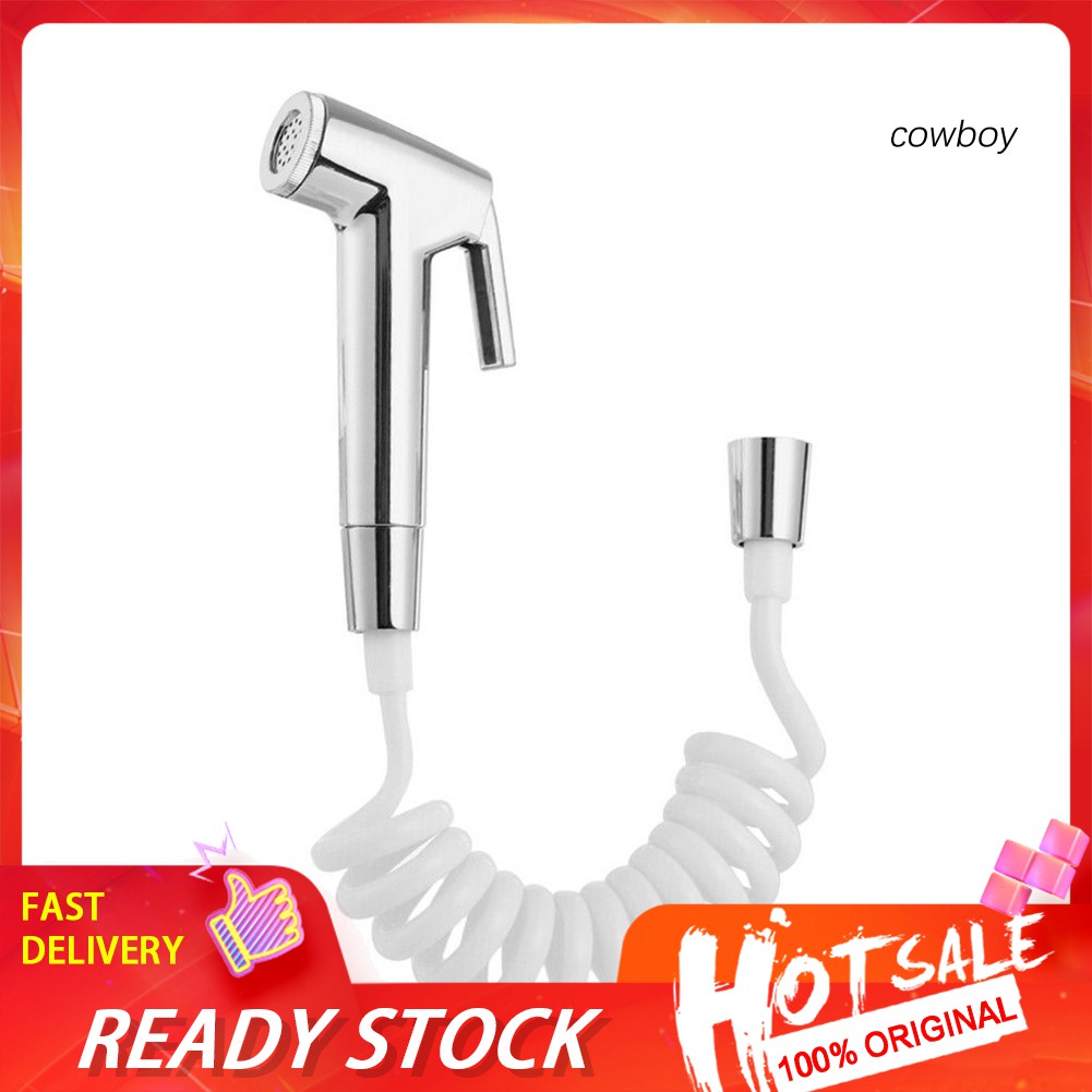 Vòi Xịt Toilet Cầm Tay Dạng Lò Xo Tiện Dụng Cho Phòng Tắm