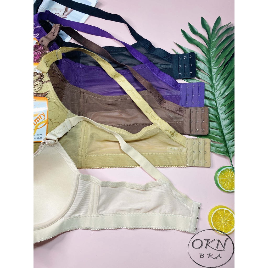 Áo ngực bản to BIGSIZE 0777 Anny - Cup C ôm hết quả siêu to không bị tràn bản to gọn lưng nhập Thái Lan