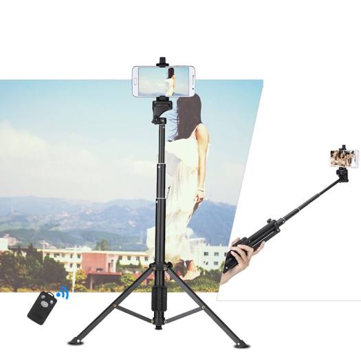 Chân tripod chụp hình kiêm gậy tự sướng đa năng Yunteng VCT 1688 có remote - Hỗ trợ chụp ảnh, quay phim, quay tiktok