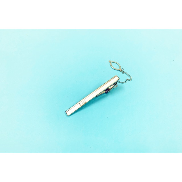 Kẹp cà vạt nam ánh bạc sang trọng