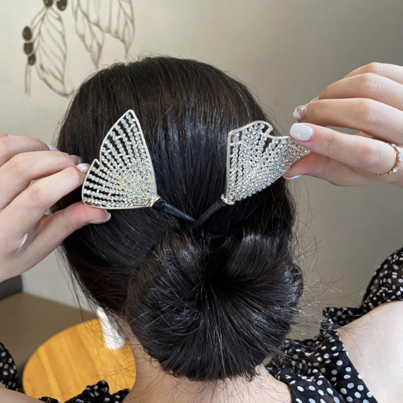 Băng Đô Cài Tóc Xoăn Dài Lấp Lánh Thời Trang Cho Nữ