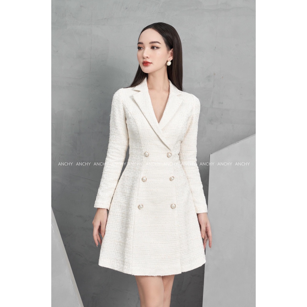 Váy dạ trắng - AD035
