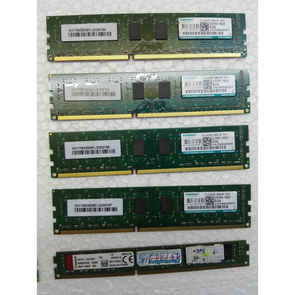 RAM DDR3 2G 4G Buss 1333 Bus 1600 CHO PC VÀ LAPTOP