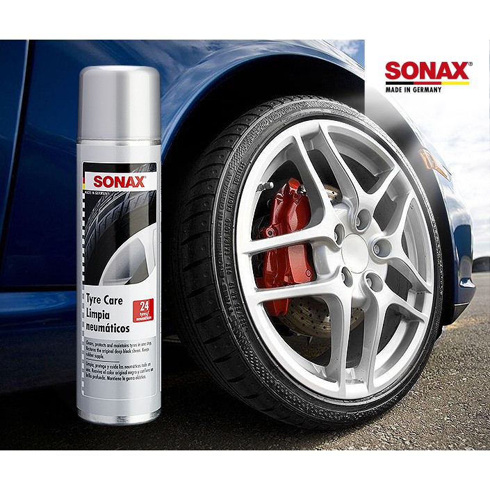 Làm đen bóng, bảo dưỡng lốp xe cao su mềm mại dạng bọt 400ml - Sonax tyre care