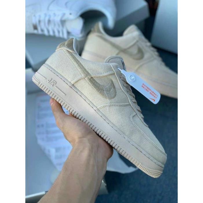 Giày Sneaker Cổ Thấp  AF1 - Air Force 1 x Stussy Fossil Stone | BigBuy360 - bigbuy360.vn