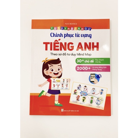 Sách - Mindmap Chinh phục từ vựng Tiếng Anh theo sơ đồ tư duy Mind map cho bé 3-8 tuổi | BigBuy360 - bigbuy360.vn