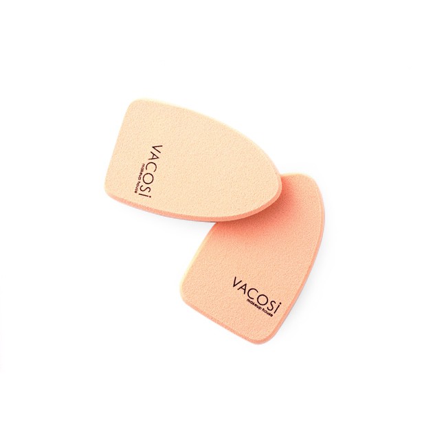 BỊCH 2 BÔNG ƯỚT HÌNH OVAL DÀI VACOSI LONG OVAL SPONGE 2PCS - BP18