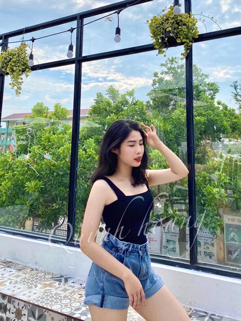 Quần short nữ gấp gấu, mềm nhẹ chuẩn hàng Quảng Châu | BigBuy360 - bigbuy360.vn