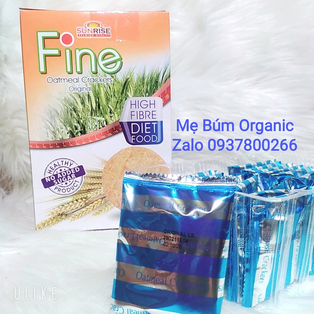 [ HCM Giao Hỏa Tốc]Bánh Yến Mạch Nguyên Chất Ăn Kiêng FINE ( Hộp 178g) rất tốt cho người tiểu đường, ăn kiêng, giảm cân.