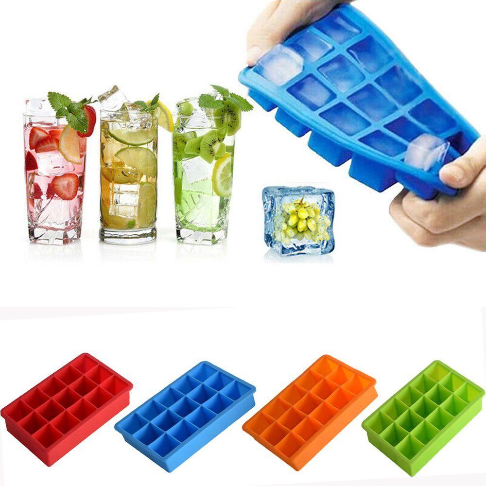 YIYU Khuôn Làm Đá Viên 15 Ngăn Tiện Lợi