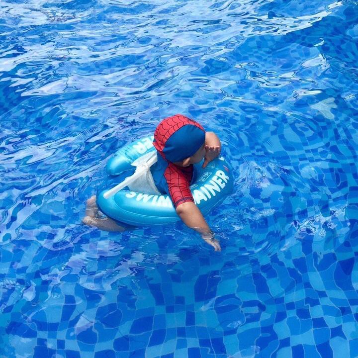 Phao tập bơi Swim Trainer có dây an toàn cho bé - phao bơi trẻ em chống lật
